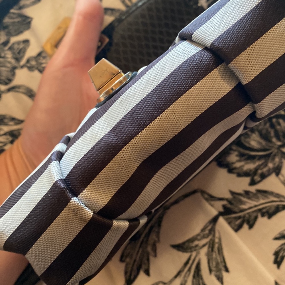 Mini Henri Bendel Signature Stripe Shoulder Bag - Picture 10 of 10